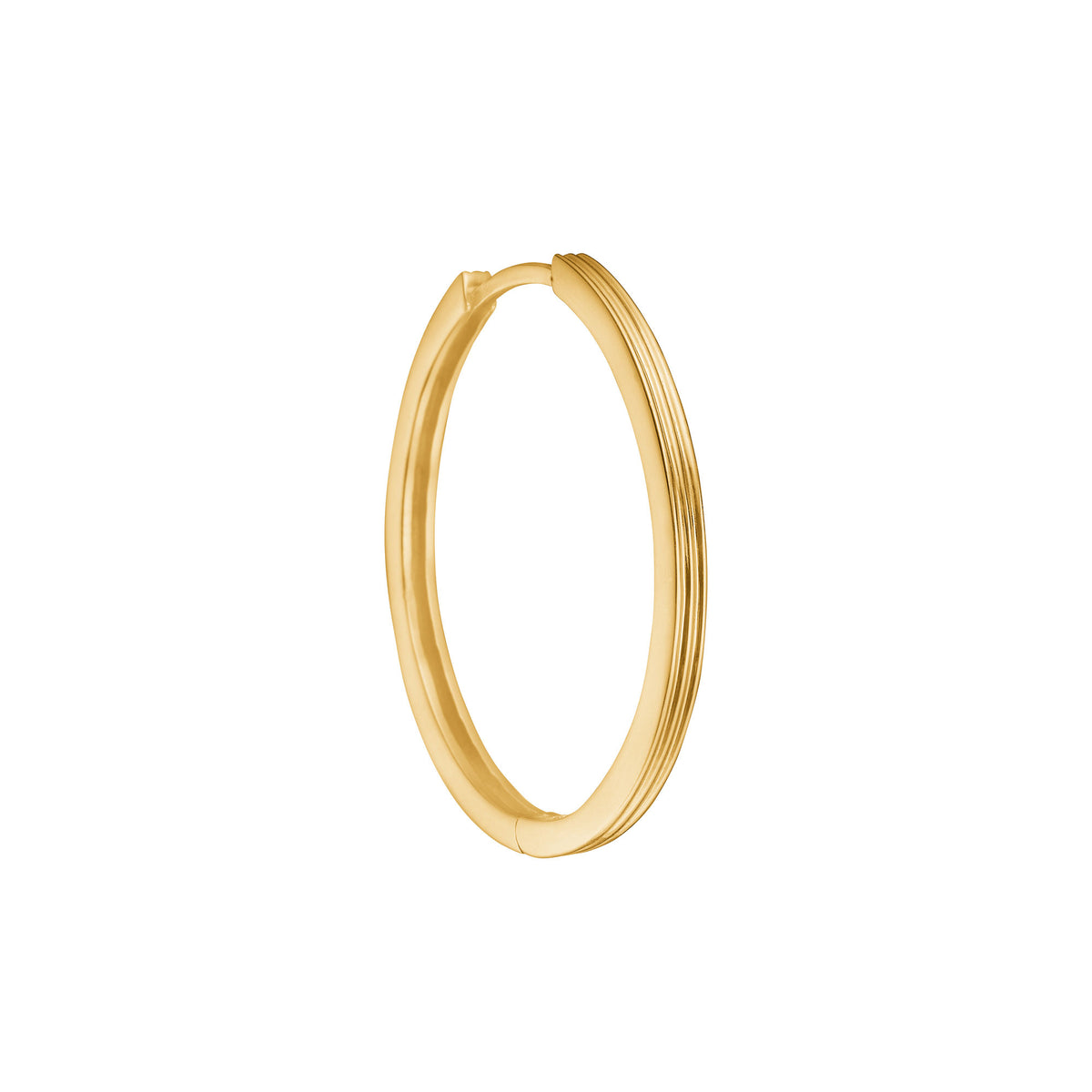 Unicorn stor 18K Forgyldt Hoop