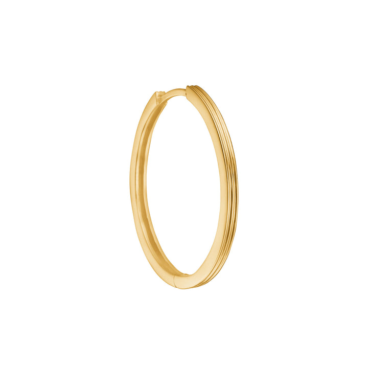 Unicorn stor 18K Forgyldt Hoop