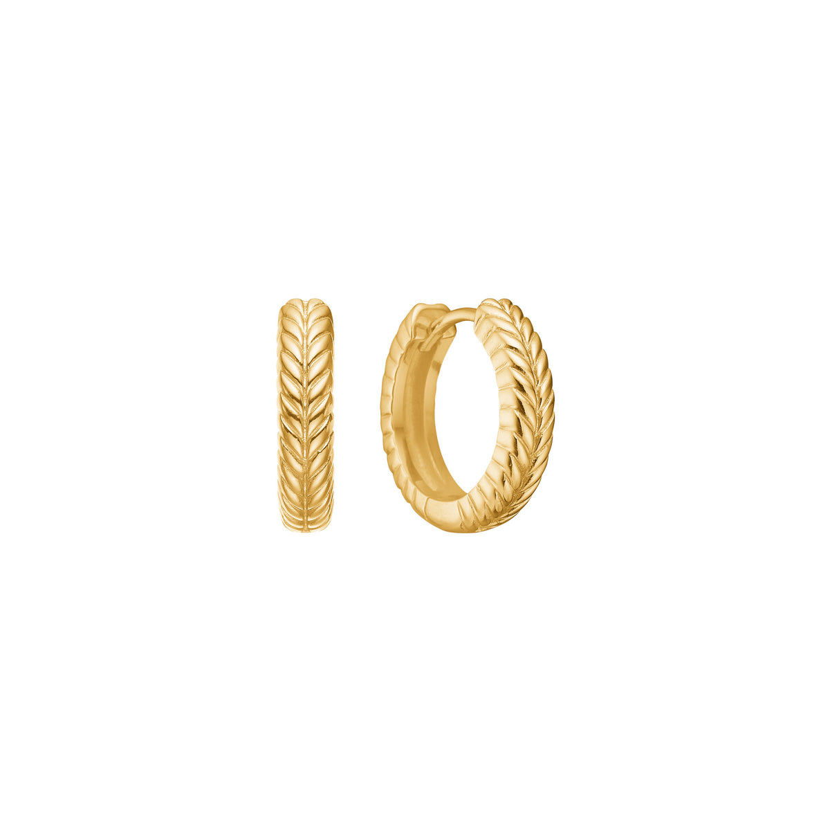 Mirage 18K Gold Plated Hoop
