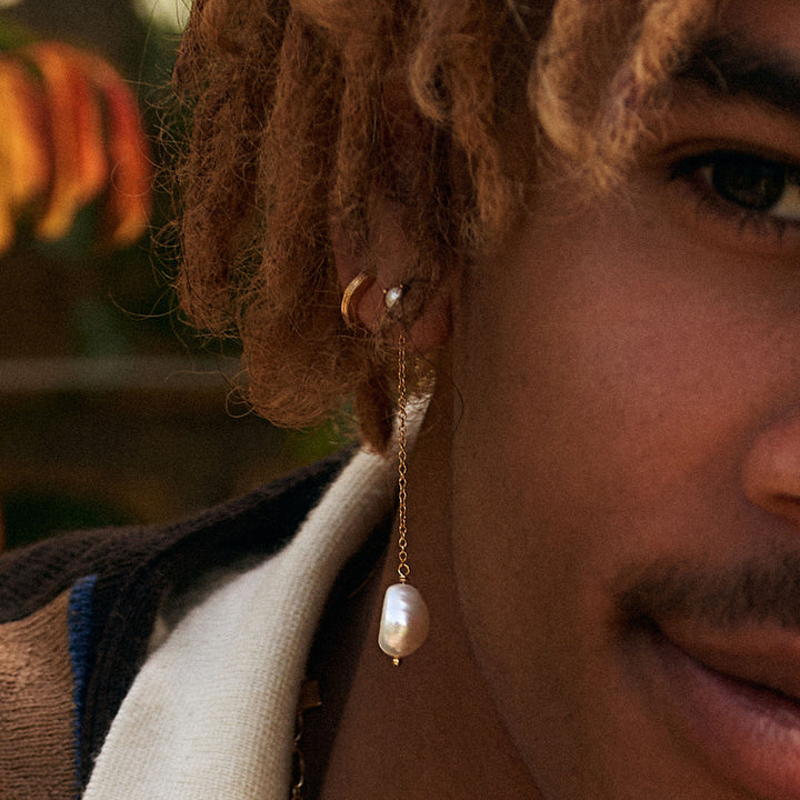 Unicorn mini 18K Gold Plated Hoop