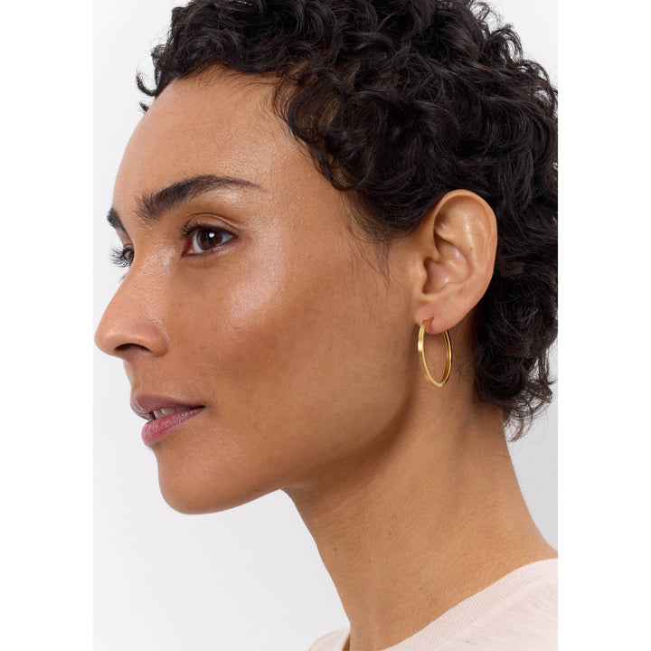 Unicorn stor 18K Forgyldt Hoop