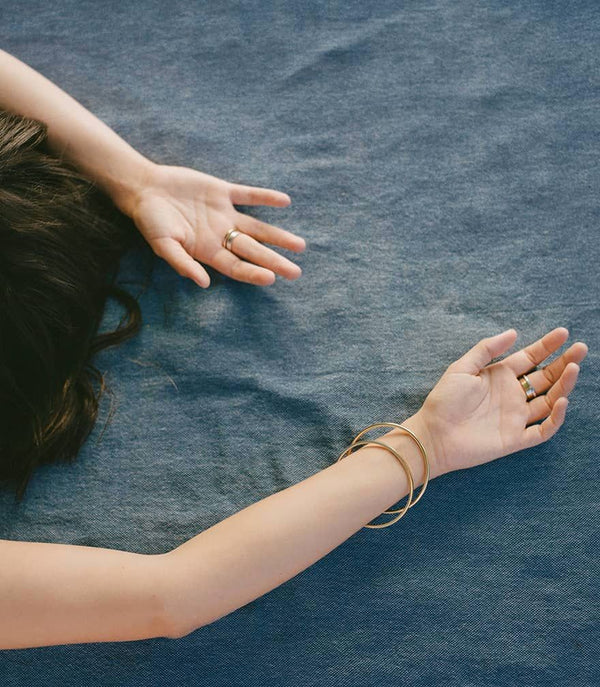 Floriane Fairmined Silver Bangle