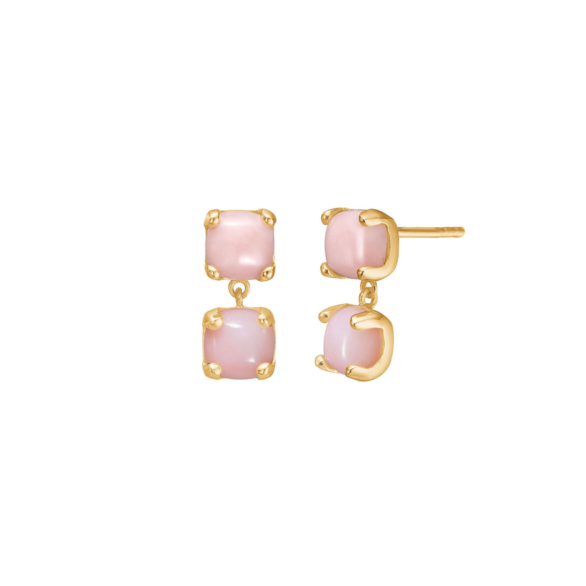 Reef Ohrstecker 18K vergoldet mit Opal