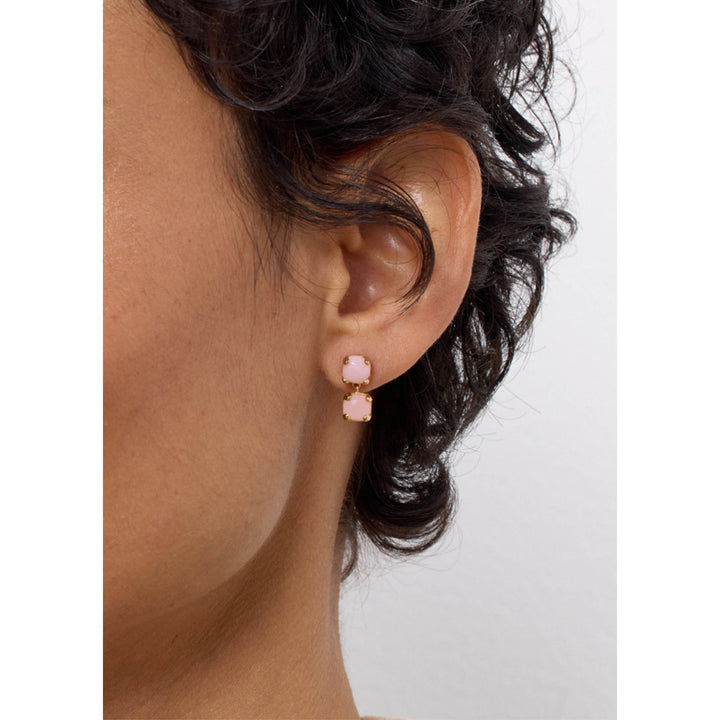 Reef 18K Gold Plated Studs w. Opal