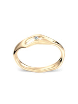 Liquid N°6 18K Goldring m. Diamant