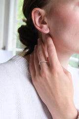 Lille Noor 14k Guld Ring m. Diamanter