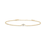 Fina 18K Gold Bracelet w. Diamond
