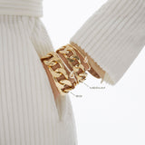 New York 66 Big 18K Gold Bracelet