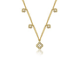 Fortuna 5in1 18K Gold Necklace w. Diamonds