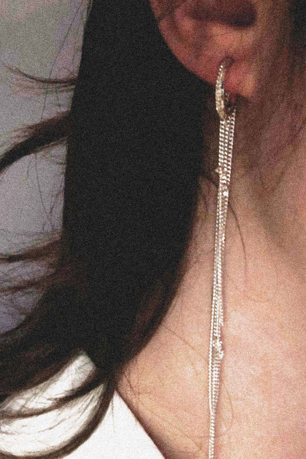 Contra 06 Silver Earrings