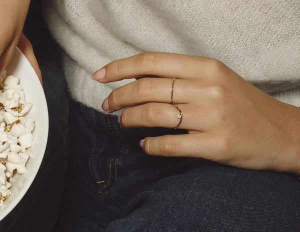 O TWIST Day/light 14K Gold Ring