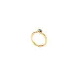 Universe 2 Golden 14K or 18K Gold, Whitegold or Rosegold Ring w. Diamond