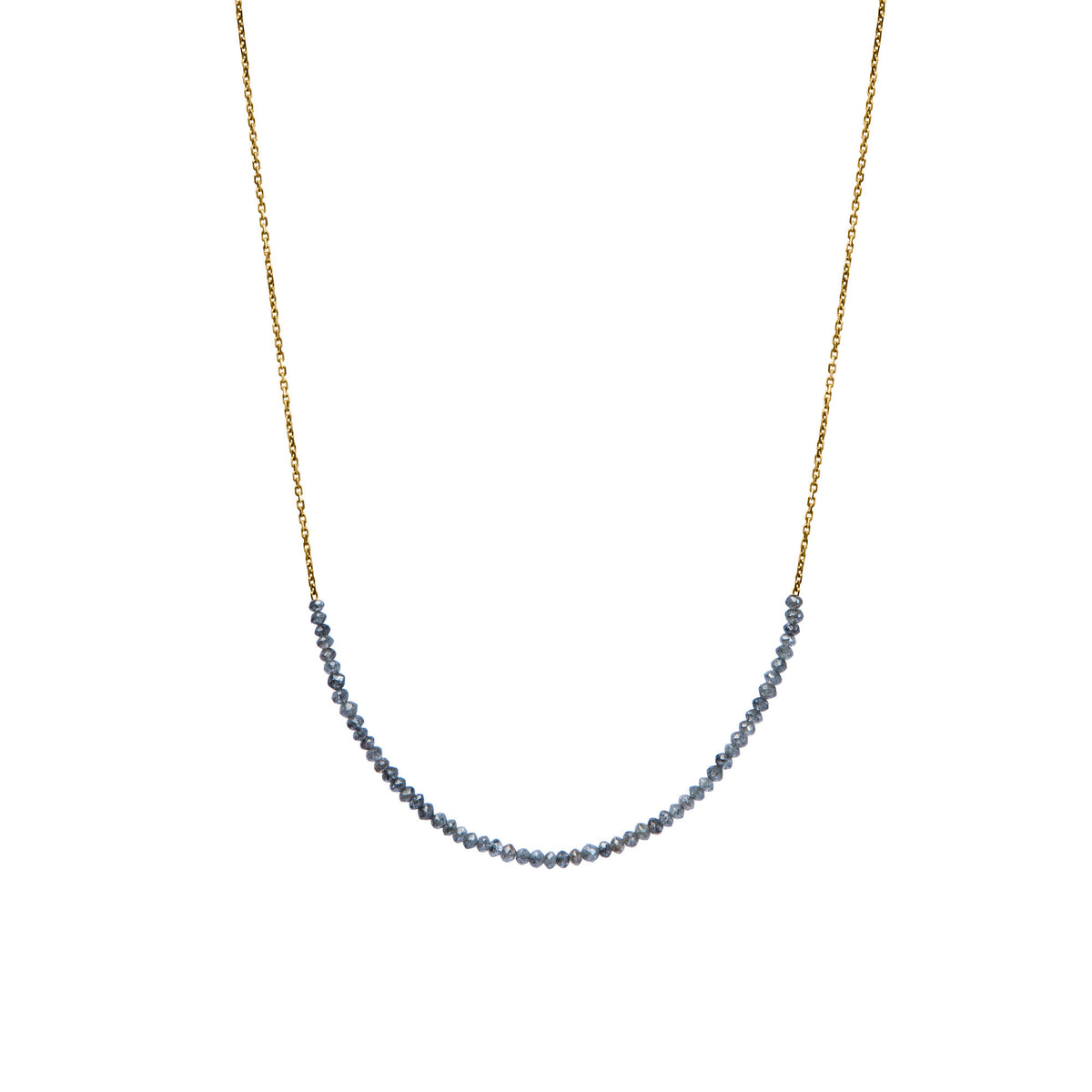 Universe 6 Golden 14K Gold, Whitegold or Rosegold Necklace w. Diamonds