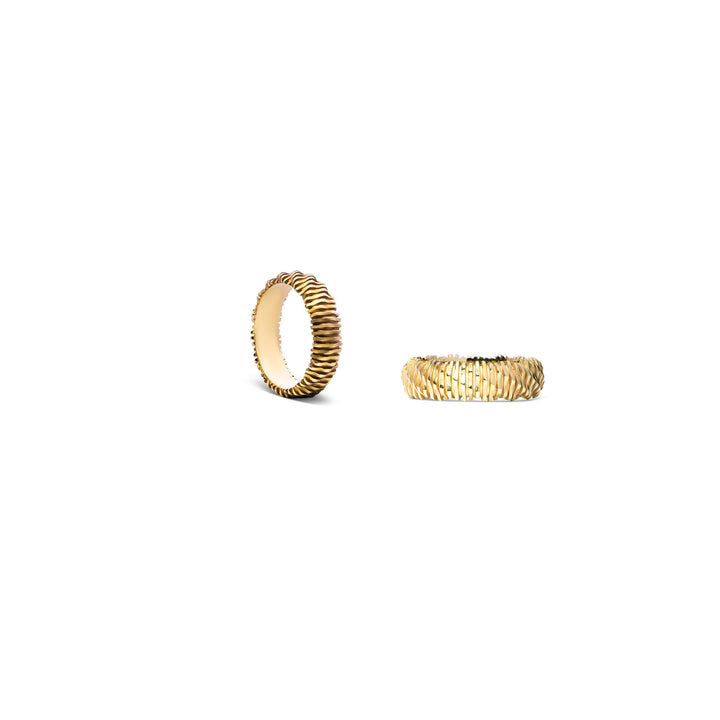 Duality 5 14K or 18K Gold, Whitegold or Rosegold Ring