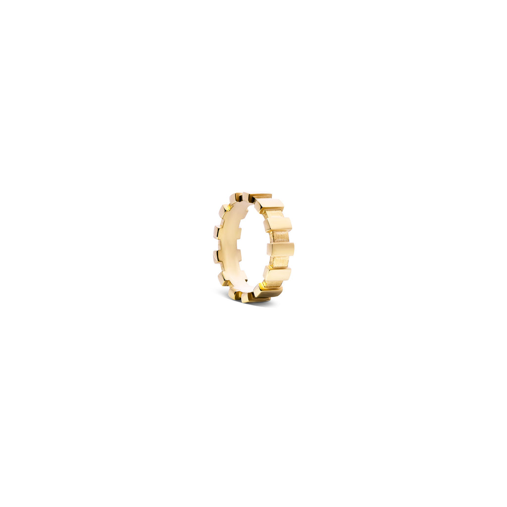 Duality 10 14K or 18K Gold, Whitegold or Rosegold Ring