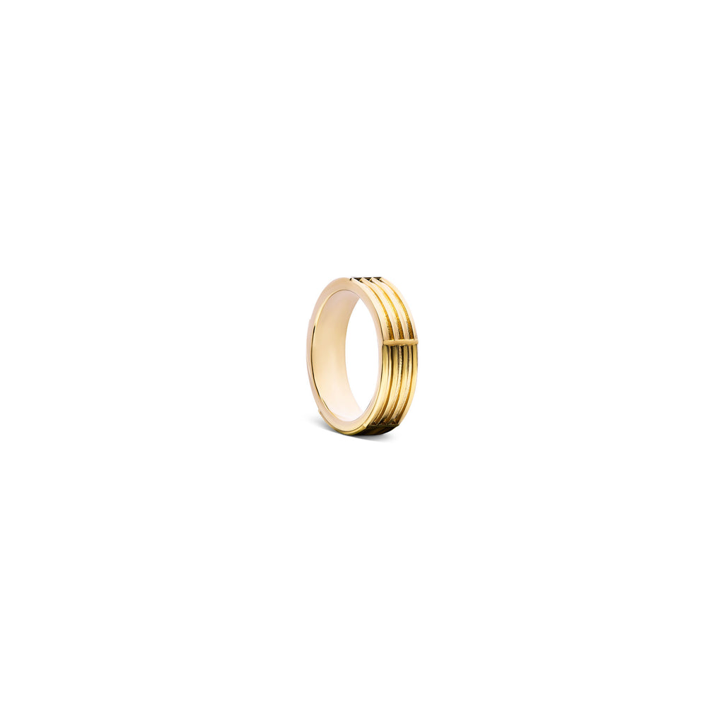 Duality 3 14K or 18K Gold, Whitegold or Rosegold Ring