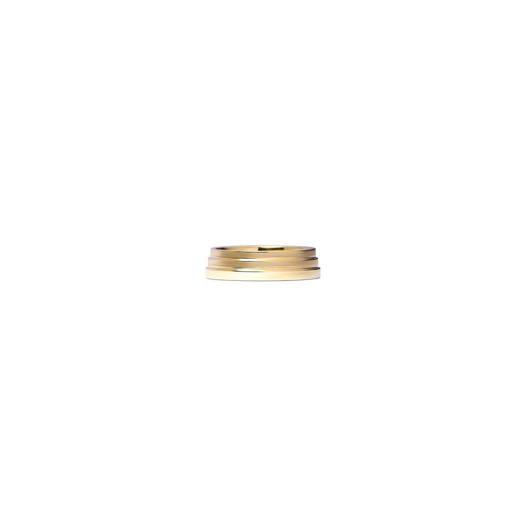 Duality 4 14K or 18K Gold, Whitegold or Rosegold Ring