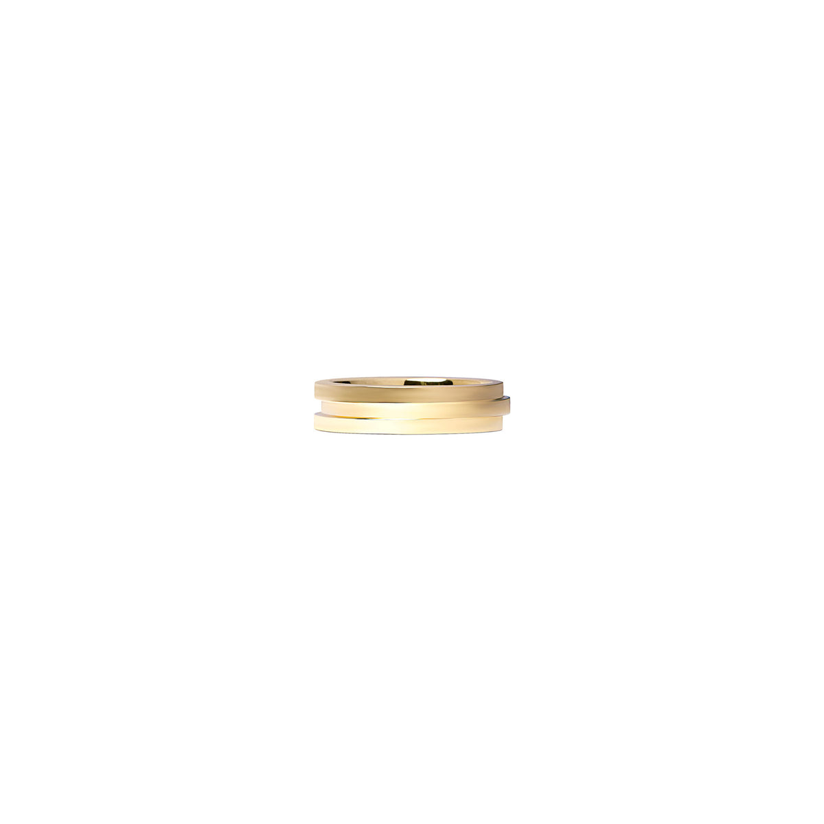 Duality 2 14K or 18K Gold, Whitegold or Rosegold Ring
