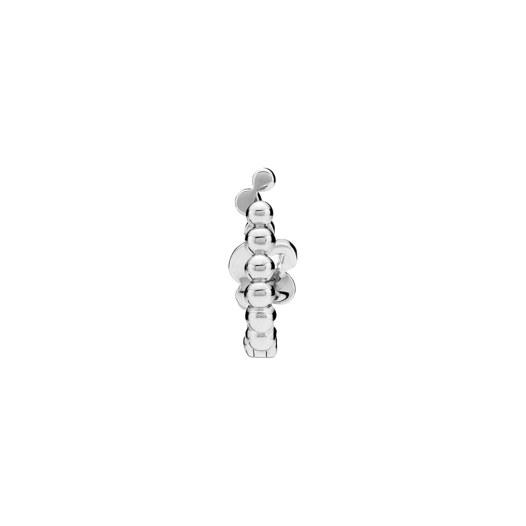 Garbo 14K White Gold Huggie w. Lab-Grown Diamonds