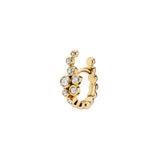 Garbo 14K Gold Huggie w. Lab-Grown Diamonds