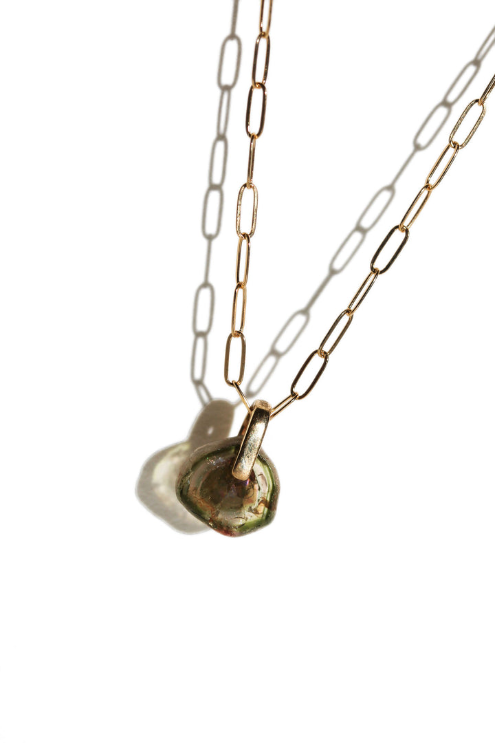 The Birmane Vermeil Necklace w. Turmaline