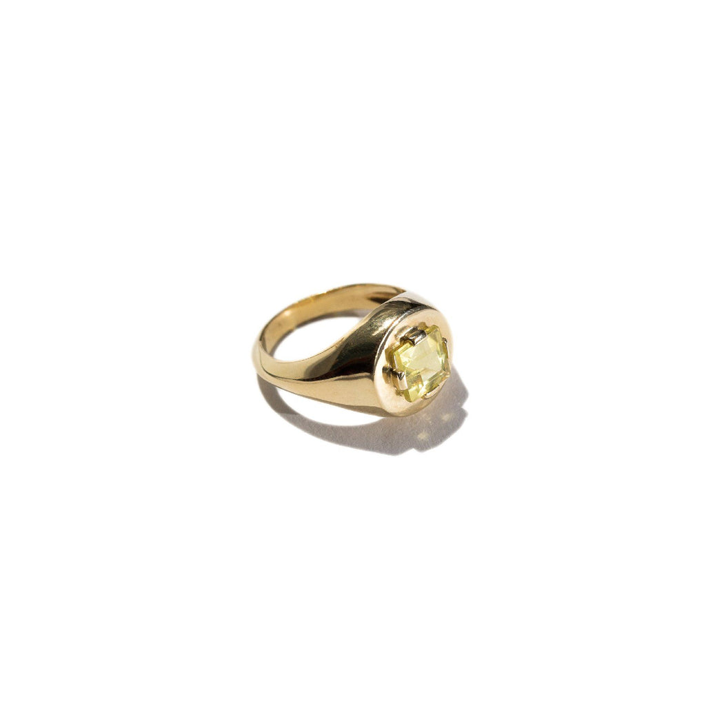 The Duchesse Citron Vermeil Ring w. Quartz