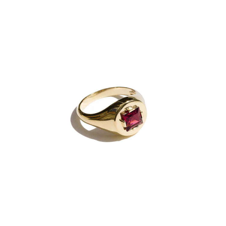 The Duchesse Grenadine Vermeil Ring w. Garnet