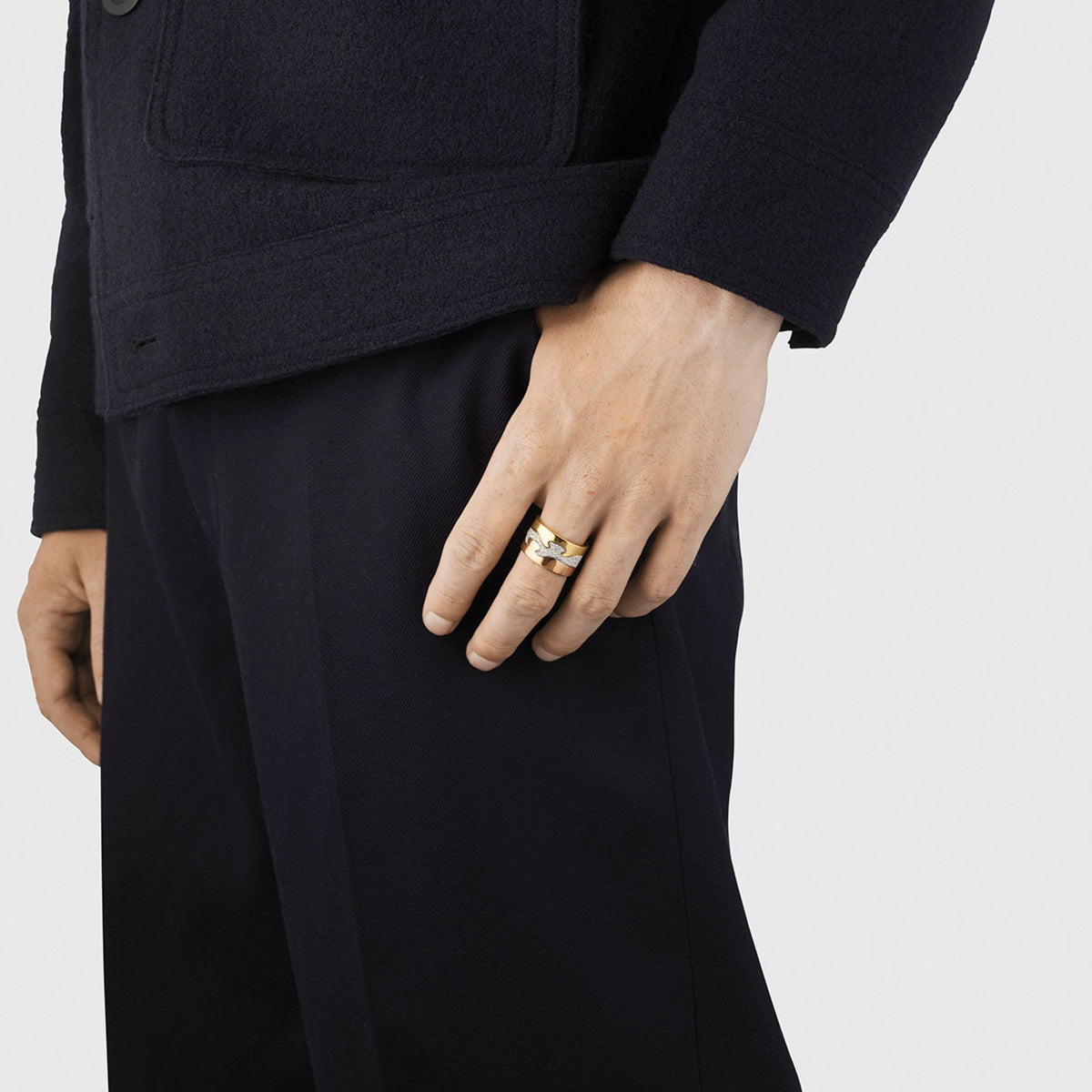 Fusion 18k Roségolden Ring