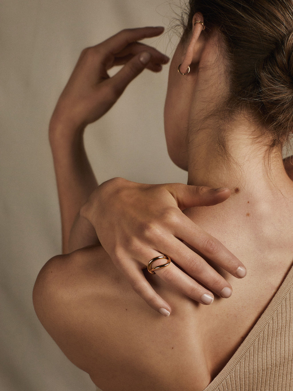 Gratitude 18K Rosegold, Whitegold or Gold Ring