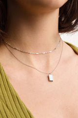 Girls Tears 18K White Gold Choker