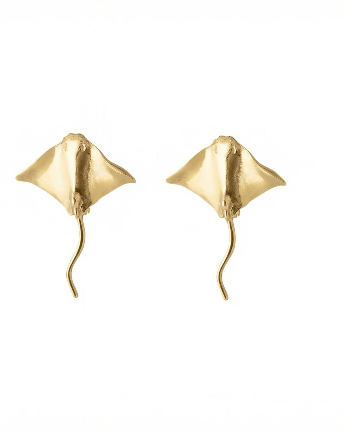 Devil Fish 18K Gold Plated Earrings