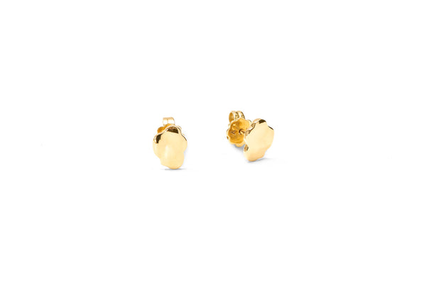 Golden Cloud Mini 18K Gold Studs