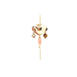 Greta 14K Gold gefüllter Ohrring mit Opal & Tigerauge