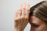 Marquise 0.5 CT 14k or 18k Whitegold Ring w. Diamond