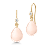 Prima Ballerina Blush Gold Plated Earrings