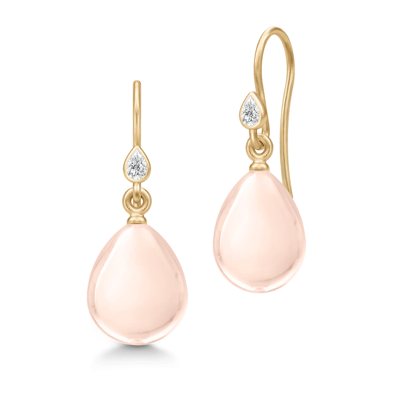 Prima Ballerina Blush Gold Plated Earrings