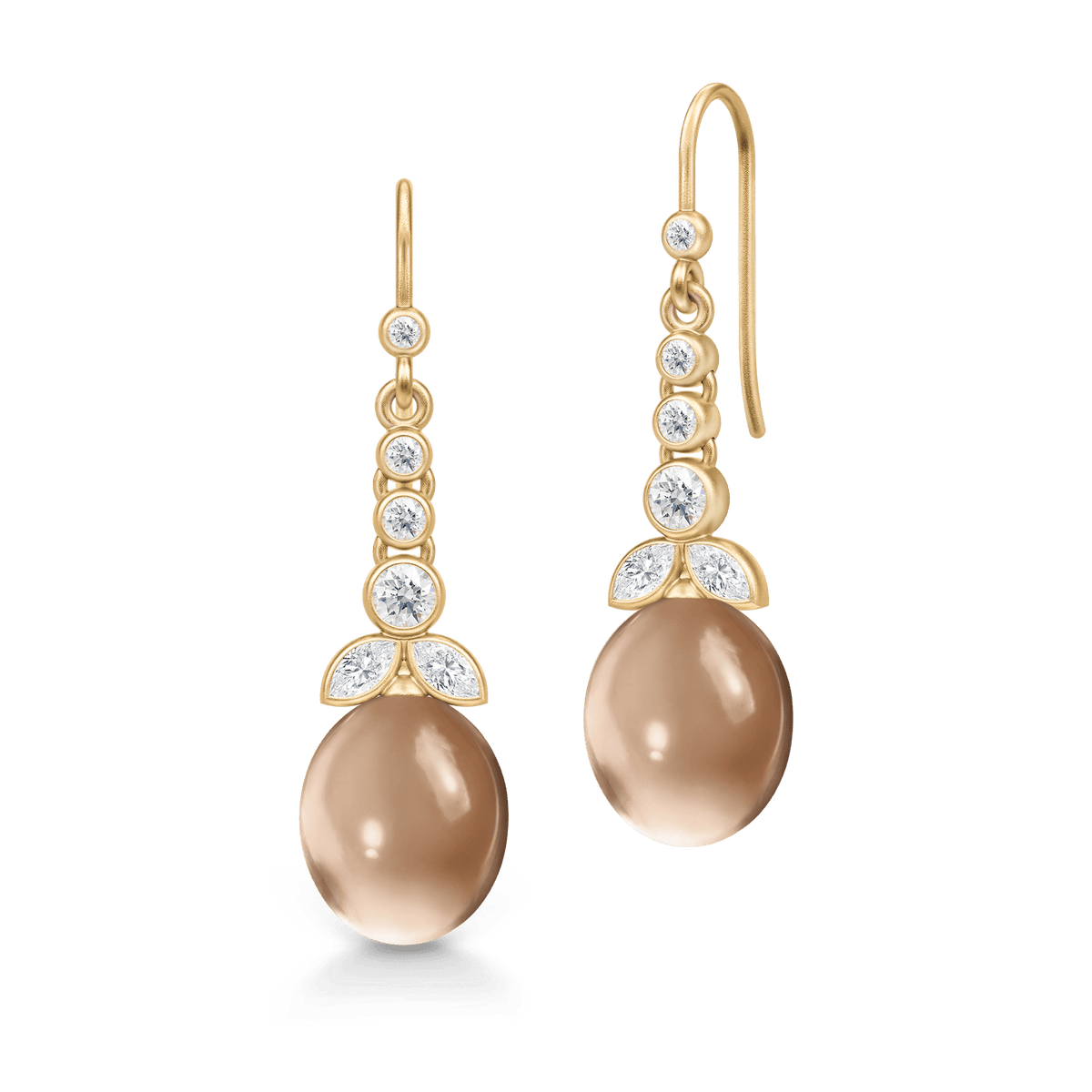 Treasure Chandelier Hazel Gold Plated Earrings