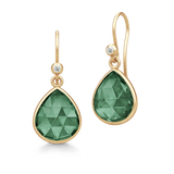 Lea Turmaline Gold Plated Earrings