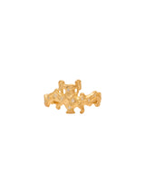 Aquarius 18K Gold Ring w. Diamonds