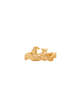 Capricorn 18K Gold Ring w. Diamonds