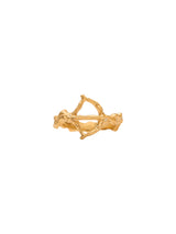 Sagittarius 18K Gold Ring w. Diamonds