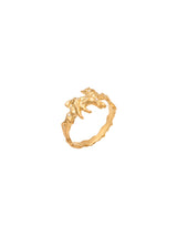 Taurus 18K Gold Ring w. Diamonds