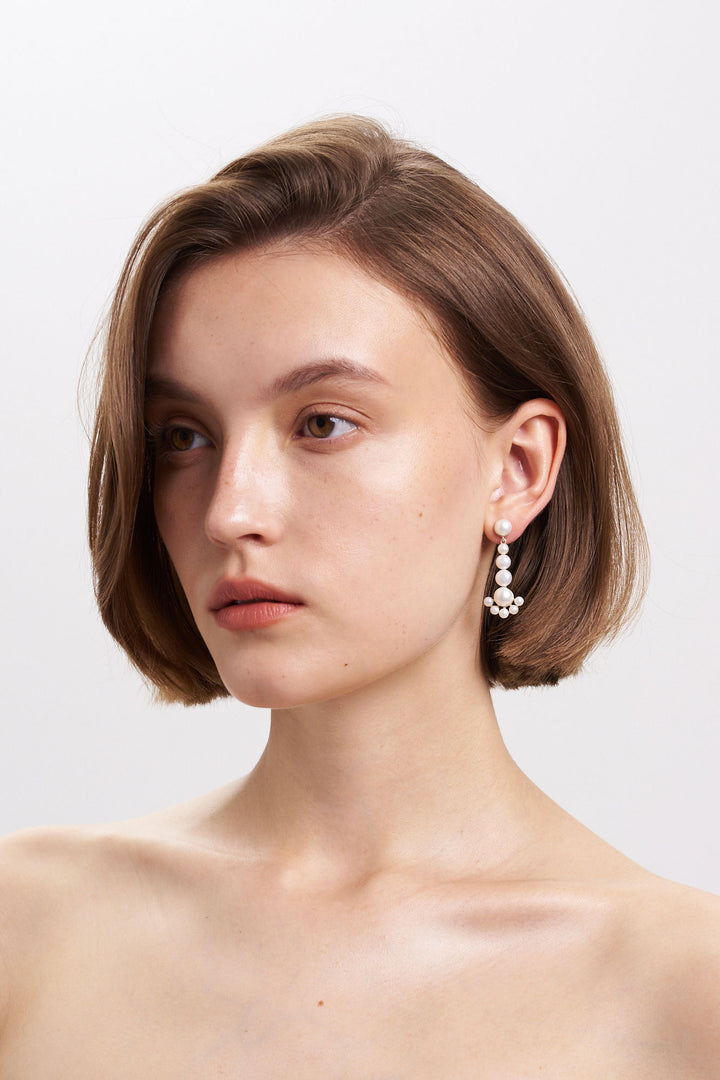 HUDA Silver Earrings