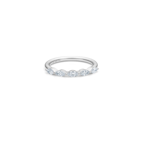 Hendes Kærlighed 18K Hvidguld Ring m. Diamanter