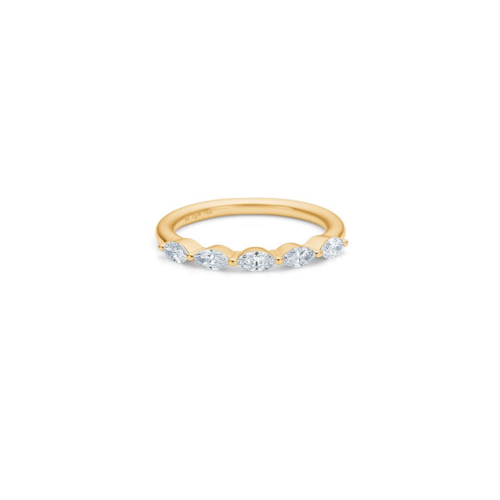 Her Love 18K Gold Ring w. Diamonds