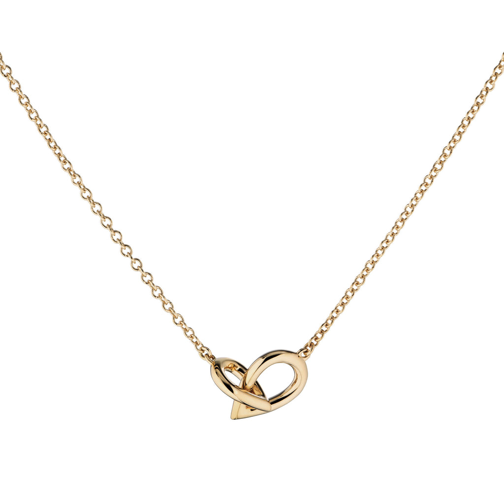 Drop Link Mini 18k Gold Necklace
