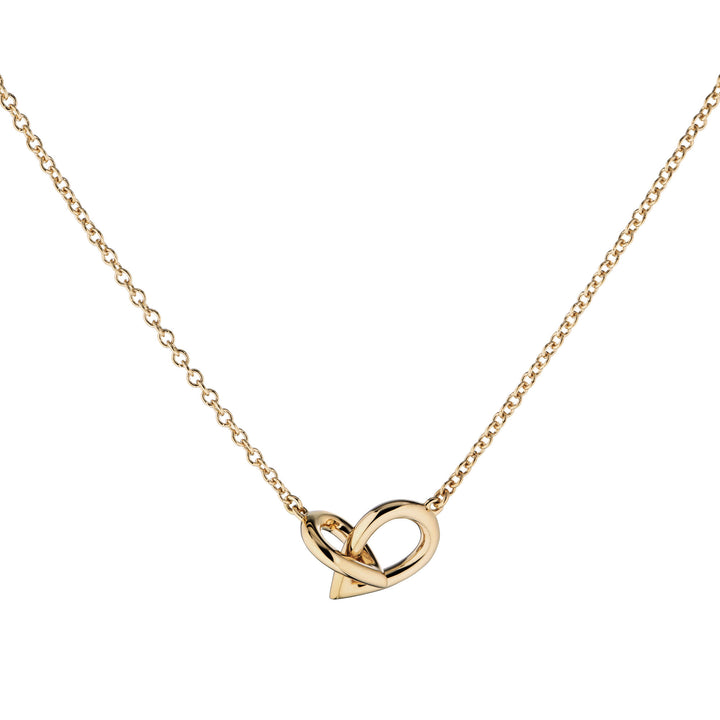 Drop Link Mini 18k Gold Necklace