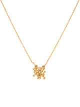 Aquarius 18K Gold Necklace w. Diamonds