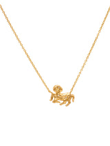 Aries 18K Gold Necklace w. Diamonds