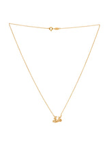 Capricorn 18K Gold Necklace w. Diamonds